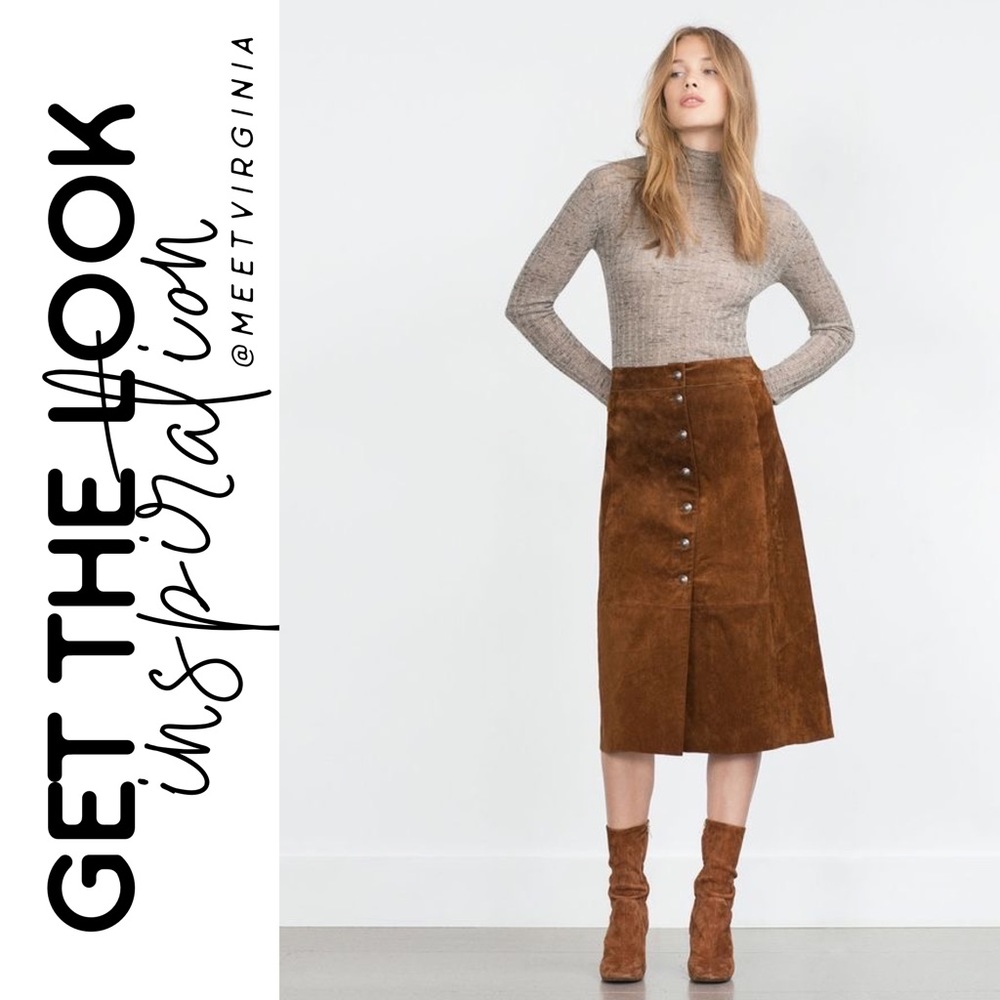 Stunning Suede Ralph Lauren Skirt 😍